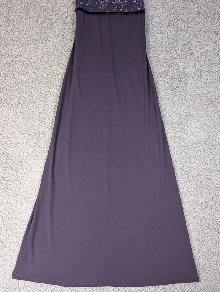 Vestido Vintage Para Mujer Pequeño Años 90 Y2K Baile de graduación Maxi Bruja Cuello Cuadrado Bling Regency Foto 4 de 4