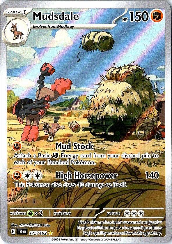 Mudsdale 175/162 Temporal Forces Pokemon Holo