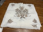 Lot of 10 Stamped Squares To Embroidery 6 Completed 1 Completed Runner — photo 1