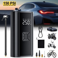 150psi Rechargeable Car Tyre Inflator Portable Electric Air Tire Pump Cordless