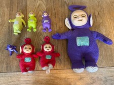 Bundle of Teletubbies Toys x7 Including 2 Beanies
