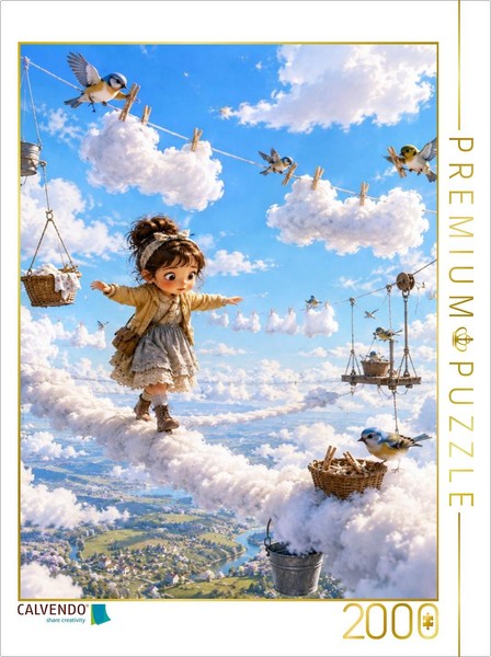 Calvendo Puzzle The Cloud Laundry | 2000 Pieces, Finished Size 35.4 × 26.4 In (9-image