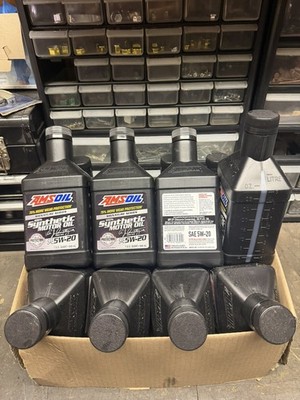AMSOIL  100% Synthetic Motor Oil SAE 5W-20 4 quarts (1Gallon)