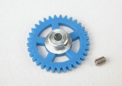 SCALEAUTO - Nylon Gauge Gear 33th. For 3/32'' Axle M50. diam. 17.5mm -blue-