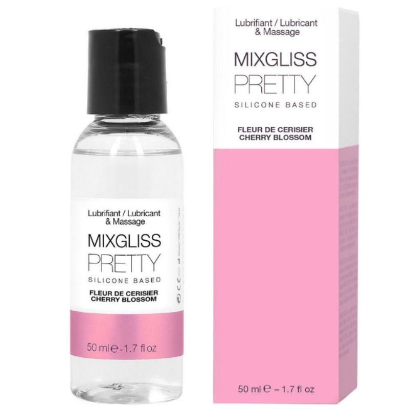 Lubrifiant silicone MIXGLISS Pretty à la fleur de cerisier de 50 ml