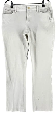 Lauren Ralph Lauren Femme Pantalon Droit Chino Blanc Taille 8 W30 L28 - Photo 1/4