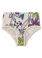 MäDchen-Unterhose Beige | Baumwoll-Slip Mit Blumenmuster | Sanetta, Modell-Nr