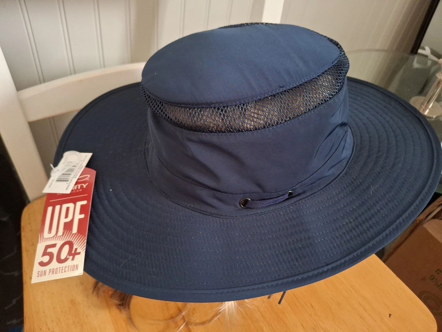 Men S/M Utility Bucket Hat 50+UPF Vented Adjust. 2 Strap Wash/Pack NWT Unisex