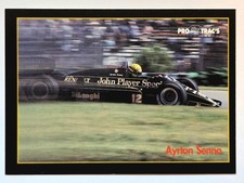 1991 ProTrac's Racing Cards Formula 1 F1 #100 Aryton Senna Series 4/11