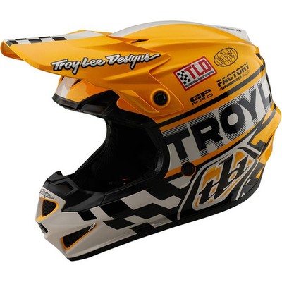Troy Lee Designs 2025 GP Pro Helmet With MIPS - Fifty-50 - White