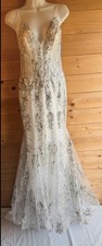 Jovani 3675 Beaded Mermaid LongDress- us size 2 (uk6)Bnwt