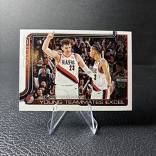 2025-26 Topps - Checklist Shaedon Sharpe, Donovan Clingan #289 Trailblazers