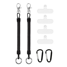 Stretchy Retractable Anti Lost Tether for Most Mobile Phone Lanyard Tether