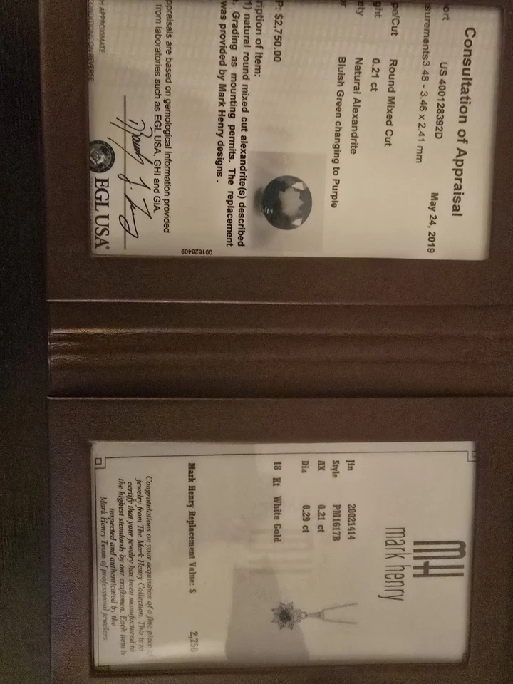 Mark Henry александрит ожерелье - Изображение 2 из 2