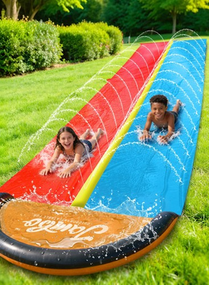 #ad #ad Premium 18Ft Budget Slip Splash and Slide Heavy Duty Water Slide with Advanc... $52.81