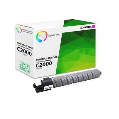 TCT Premium C2000 Magenta for Ricoh Aficio MP C2000 C2500 Compatible Toner