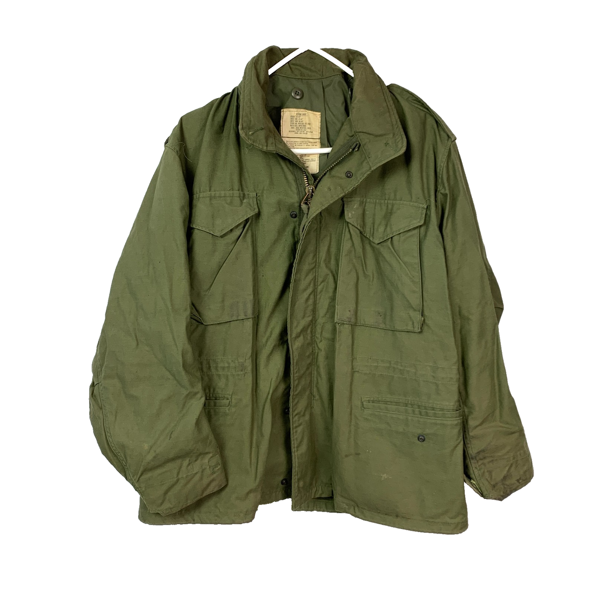 USMC Cold Weather Field Green Military Jacket Medium Short 8415-00