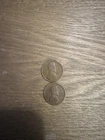 Lot of 2 1919 Lincoln Wheat Cents Mint S and D Copper Coins