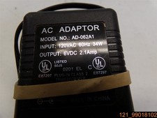 AD-06A1 Power Adaptor, 120VAC, 60Hz, 34W