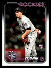 2024 Topps #607 Victor Vodnik Colorado Rockies Rookie