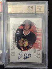 Duncan Keith Future Watch Auto Bgs 9.5 Auto 10 2005-06 Sp Authentic Blackhawks 