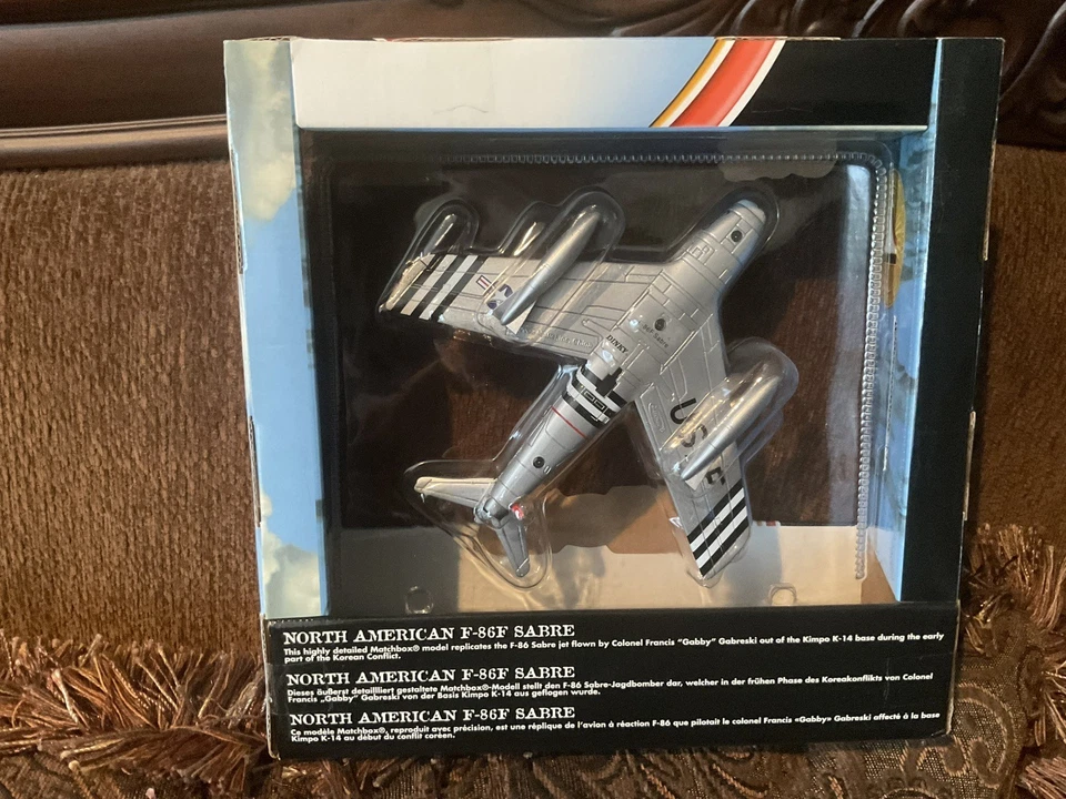 Matchbox Collectibles Col. Frances Gabby Gabreski North American F-86 Sabre - Image 2 of 2