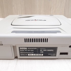 Sega Saturn Console Bundle 2 Controllers 6 Games & memory NTSC-J HST-3220 White
