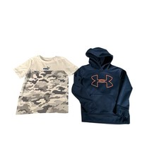 Puma Camo T-Shirt  Under Armour Hoodie Boys Size 5T 5 Youth Lot