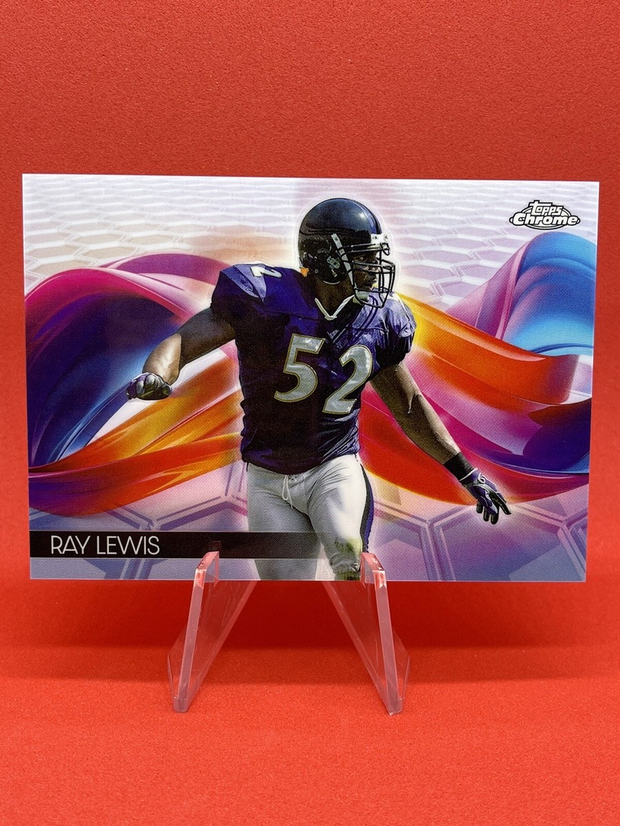 2023 TOPPS COMPOSITE RAY LEWIS CHROME HELIX CASE HIT REFRACTOR SSP