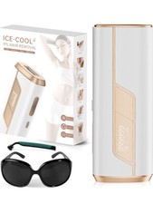 Permanent IPL Hair Removal Device, Painless Laser Hair Removal with Ice Cooli...