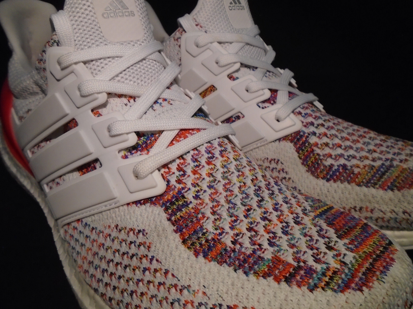 2018 ADIDAS ULTRA BOOST M 2.0 MULTI-COLOR WHITE RED NMD R1 BB3911 13 image 3