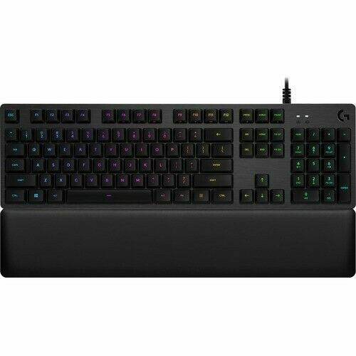 NeW! Logitech G513 Carbon 920-008924 GX Blue Wired Keyboard - Black