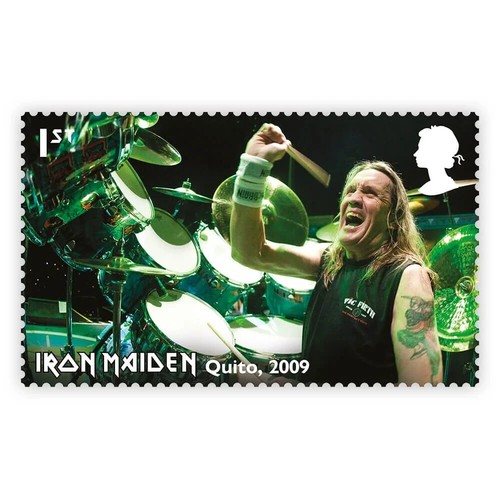Royal Mail - Iron Maiden - Sammlerblatt mit 8 Briefmarken - postfrisch - Bild 5 von 9