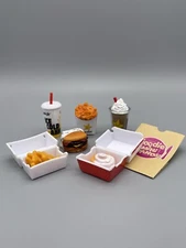 Zuru Mini Brands Foodie Carl’s Jr. Hardee’s Lot Of 7 Hamburger Milkshake