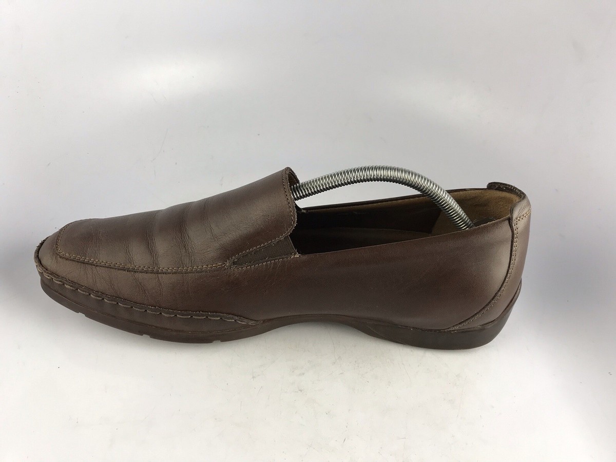 Mephisto Edlef Brown Leather Driving Loafer Mocassin Slip On 