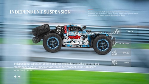 Wltoys 284161 2.4G 1/28 4WD RC Rally Drift 30km/h Off Road Light Racing RTR Car - Picture 11 of 26
