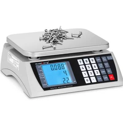 STEINBERG SYSTEMS Bilancia Contapezzi Industriale Di Precisione Conteggio Pezzi 30 kg / 1g LCD