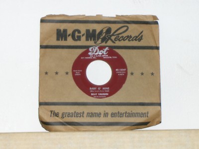 Billy Vaughn - Baby O Mine / Silver Moon - 45 Single Records