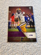 2021 Panini Chronicles Prestige Draft Picks Ja’marr Chase Purple RC #83 Bengals