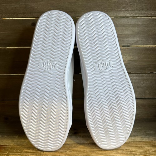 New NWT Mens Hey Dude Cody Sport Mesh White Comfort Sneakers Shoes Size 8 M - Picture 5 of 6