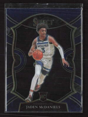 2020-21 Panini Select #88 Jaden McDaniels Blue Minnesota Timberwolves (T)