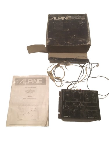 Alpine MRV-F400S 400 Watt RMS Car Audio Amp DC Straight Circuit