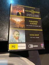 The Michelangelo Code/ Paradise Found/ Vincent ABC Dvd 3 Pack Region 4 Rare