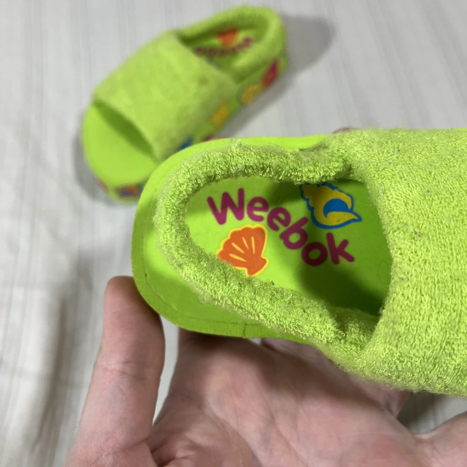 Sandalias de Colección Weebok by Reebok Niño Pequeño Bebé Talla 5 Playa Plataforma Y2K Terry E1 Foto 2 de 4