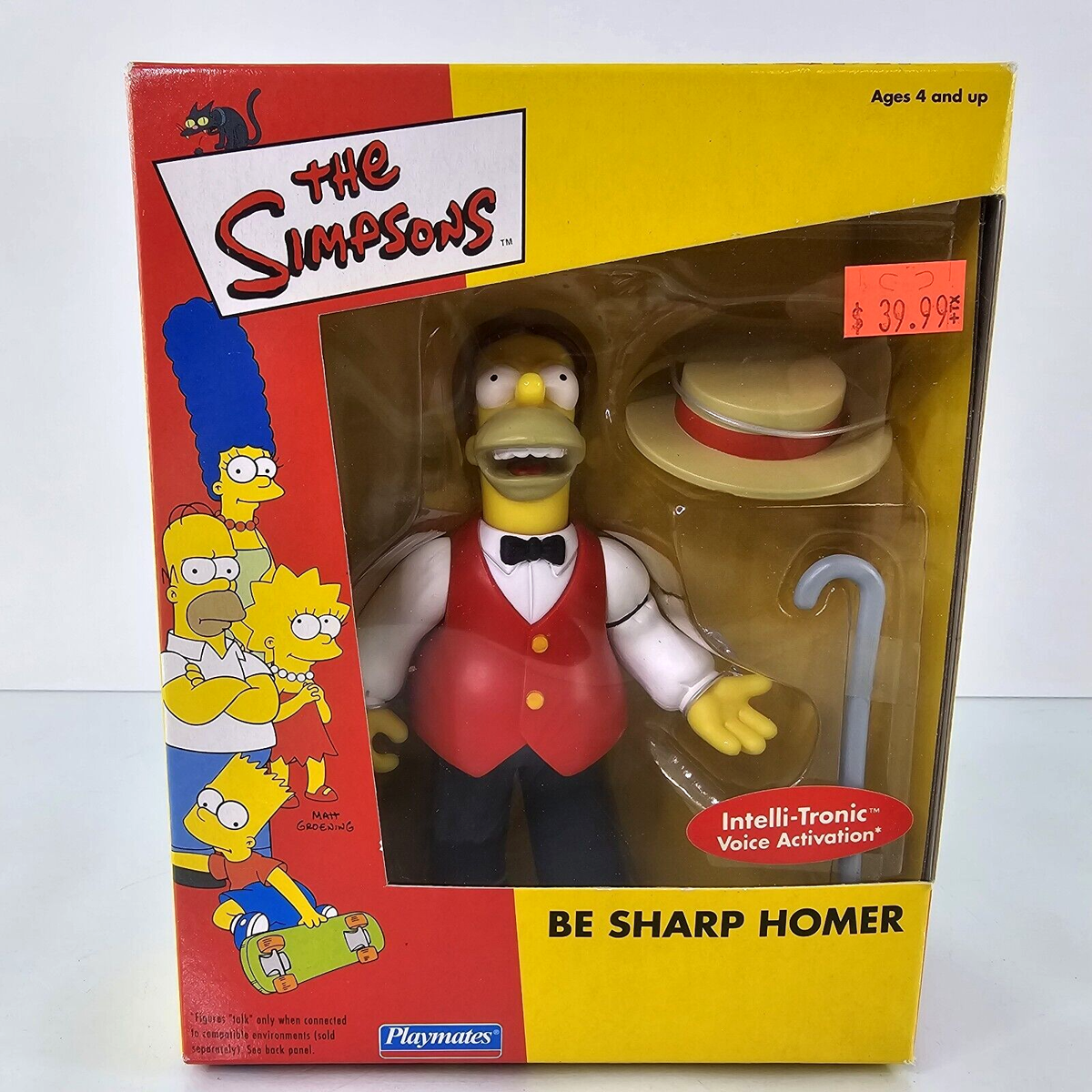 The Simpsons BE SHARP HOMER Figure Set ToyFare Exclusive Fox