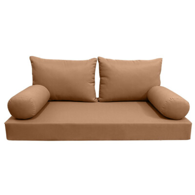 *COVER ONLY*-Style 2 Daybed Mattress Bolster Pillow Covers Knife Edge Full-AD104
