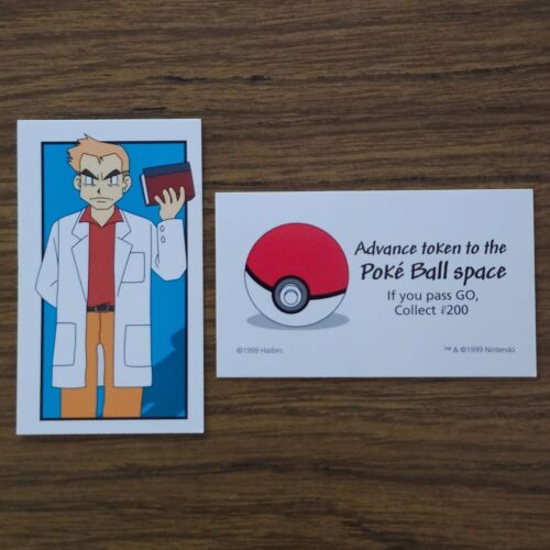 Advance Token Poke Ball Space Professor Oak Monopoly Pokemon Replacement Card - Picture 1 of 1