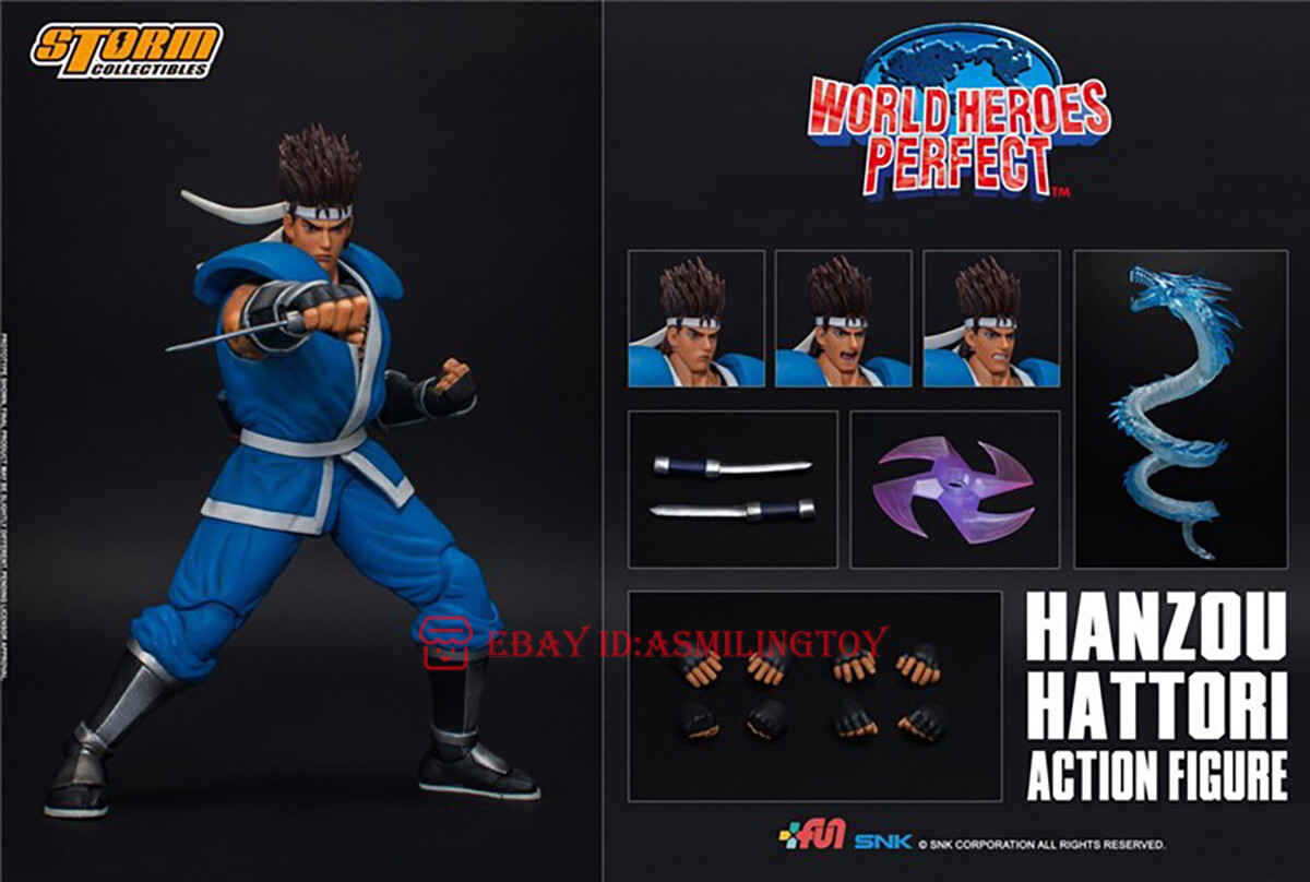 1/12 Storm Toys World Heroes Hattori Hanzo 6'' Male Figure Model