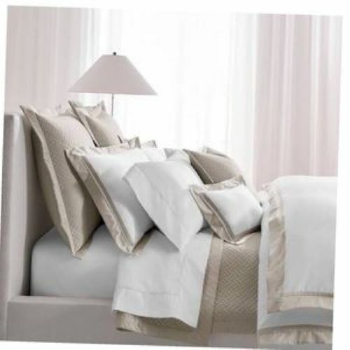 Ralph Lauren home Greenwich 300 fili di raso King Sham vintage argento NUOVO - Foto 1 di 6
