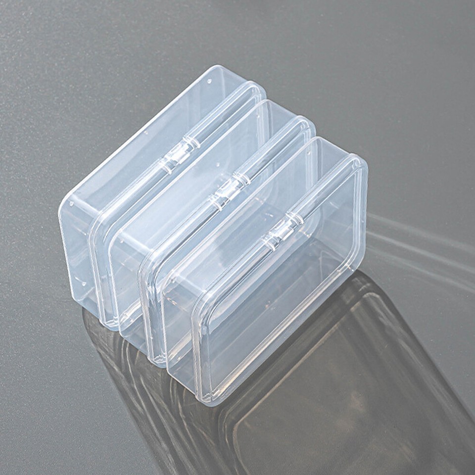 US Clear Plastic Trading Cards Storage Box Baseball Cards Holder ...